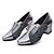 cheap Ballroom Shoes &amp; Modern Dance Shoes-Women&#039;s Modern Shoes Leatherette Sandal / Heel Buckle / Flower Chunky Heel Non Customizable Dance Shoes Grey / Silver / Gold / Indoor
