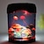 abordables Decoración y lámparas de noche-tanque de medusas mundo marino natación luz de humor led colorido acuario luces nocturnas lámpara para niños luces decorativas