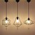 cheap Pendant Lights-Max 60W Country Designers Metal Pendant Lights Living Room / Bedroom / Dining Room / Kitchen / Study Room/Office