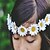 cheap Tiaras &amp; Crown-Women&#039;s Couple&#039;s Headbands For Party Wedding Casual Daily Flower Fabric White Purple Yellow