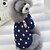 cheap Dog Clothes-Dog Shirt / T-Shirt Puppy Clothes Stars Casual / Daily Winter Dog Clothes Puppy Clothes Dog Outfits Wine Blue Costume for Girl and Boy Dog Cotton S M L XL XXL