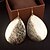 cheap Earrings-Drop Earrings Dangle Earrings For Women&#039;s Party Wedding Casual Alloy Hollow Out Gold Silver / Daily