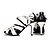 halpa Lattarikengät-Naisten Lattarikengät / Kengät moderniin tanssiin Nahka Sandaalit Stilettikorko Mahdollisuus räätälöidä Tanssikengät Musta ja valkoinen