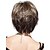 billige Syntetiske trendy parykker-Synthetic Wig Straight Straight Wig Short Brown Synthetic Hair Women&#039;s Brown