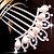 cheap Headpieces-Imitation Pearl Hair Combs / Headwear / Hair Tool with Floral 1pc Wedding / Special Occasion / Casual Headpiece