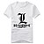 cheap Everyday Cosplay Anime Hoodies &amp; T-Shirts-Inspired by Death Note Yagami Raito Anime Cosplay Costumes Japanese Cosplay T-shirt Print Short Sleeve T-shirt For Men&#039;s Women&#039;s