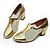 cheap Ballroom Shoes &amp; Modern Dance Shoes-Women&#039;s Modern Shoes Leatherette Sandal / Heel Buckle / Flower Chunky Heel Non Customizable Dance Shoes Grey / Silver / Gold / Indoor