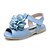 זול נעלי בנות-בנות נעליים דמוי עור קיץ רצועת T / נוחות / נעליים זוהרות סנדלים פרח / סקוטש ל ורוד / בז&#039; / כחול בהיר / חתונה / חתונה / TR