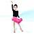 رخيصةأون ملابس رقص للأطفال-الرقص اللاتيني أزياء أداء قطن سباندكس كشاكش 3/4 الكم ارتفاع عال بلايز الالتفاف