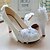 cheap Wedding Shoes-Women&#039;s Shoes Leather / Satin Spring / Summer Stiletto Heel Round Toe Booties / Ankle Boots Beading / Appliques White / Wedding