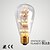 رخيصةأون مصابيح كهربائية-1PC 1.5 W 140-180 lm ST64 33 الخرز LED مصلحة الارصاد الجوية ديكور أبيض دافئ 110-130 V / قطعة / بنفايات