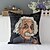 cheap Throw Pillows-Set of 4 Modern Style Cartoon Famous People Patterned Cotton/Linen Decorative Pillow Covers
