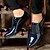 cheap Men&#039;s Oxfords-Men&#039;s Novelty Shoes Comfort Shoes Spring / Fall Casual Party &amp; Evening Office &amp; Career Oxfords Patent Leather Slip Resistant Black / Blue / Block Heel / Lace-up / EU40