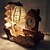 preiswerte Dekoration &amp; Nachtlicht-kreative Holz Licht Uhr Segel Lampe Dekoration Schreibtischlampe Schlafzimmerlampe Geschenk für Kind