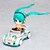 abordables Figuras de acción de anime-Vocaloid Hatsune Miku 10CM Las figuras de acción del anime Juegos de construcción muñeca de juguete