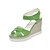 cheap Women&#039;s Sandals-Women&#039;s Summer Platform / Wedge Heel Slingback Dress Leatherette White / Black / Light Green