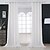 voordelige Vitrage &amp; Gordijnen-Twee panelen Modern Effen Beige Slaapkamer Mengvezel Linnen en Katoen Paneelgordijnen gordijnen