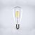 cheap Light Bulbs-1pc LED Filament Bulbs 400 lm E26 / E27 ST64 4 LED Beads COB Waterproof Decorative Warm White 220-240 V / 1 pc / RoHS