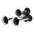 cheap Automotive Exterior Accessories-Triple Trumpet Air Horns 150.2Db Very Loud Black + Silver Car Van Lorry Truck