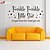 cheap Wall Stickers-Decorative Wall Stickers - Words &amp; Quotes Wall Stickers Shapes Living Room Bedroom Bathroom Kitchen Dining Room Study Room / Office Boys