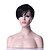cheap Synthetic Trendy Wigs-Synthetic Wig Straight Straight Wig Short Black Black Natural Black Synthetic Hair Women&#039;s Black hairjoy