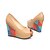 cheap Women&#039;s Sandals-Women&#039;s Shoes Leatherette Wedge Heel Heels / Peep Toe Sandals Office &amp; Career / Dress /  Almond / Beige / Orange