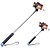 cheap Selfie Sticks-Selfie Stick with A Built-in Remote Shutter Mini3 Extendable Handled Stick Designed for IOS, Android Smartphones