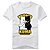 baratos Cosplay para o Dia a Dia &amp; T-shirts-Inspirado por Dangan Ronpa Fantasias Anime Fantasias de Cosplay Cosplay T-shirt Estampado Manga Curta Camiseta Para Homens Mulheres