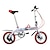 olcso Kerékpárok-Összecsukható kerékpár / Kids &#039;Bikes Kerékpározás 6 sebességes 14 hüvelyk Shimano Dupla tárcsafék Szokásos Összecsukható Alumínium ötvözet