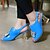 cheap Women&#039;s Sandals-Women&#039;s Leatherette Spring Summer Fall Casual Dress Outdoor Crystal Buckle Chunky Heel White Black Blue