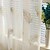 olcso Átlátszó függönyök-Tetőfurat Rakott Két panel Ablak kezelése Ország Modern Európai Nappali szoba Poli / pamut keverék Anyag Sheer Függöny Shades