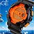 cheap Sport Watches-SKMEI Men&#039;s Sport Watch Digital Black 30 m Water Resistant / Water Proof Calendar / date / day Digital Charm - Black Orange Green