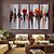 cheap Oil Paintings-Oil Painting Hand Painted - Still Life Modern Stretched Canvas / Four Panels