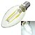 cheap Light Bulbs-1pc 3000-6500lm E14 LED Filament Bulbs Recessed Retrofit 4 LED Beads COB Decorative Warm White / Cold White 220-240V