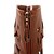 abordables Sandales femme-Femme Fille Gladiateur Similicuir Printemps Eté Automne Décontracté Habillé Gladiateur Fleur Fermeture Creuse Gros Talon Noir Beige Marron