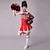 abordables Tenues de danse enfants-Costumes de Pom-Pom Girl Haut Motif / Impression Utilisation Sans Manches Taille haute Spandex Coton