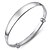 cheap Bracelets-Women&#039;s Bracelet Bangles Silver Plated Bracelet Jewelry Silver For Wedding