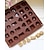 cheap Bakeware-30 Cavity Silicone Heart Round Chocolate Mold Ice Cube Tray Mould