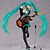 billige Anime actionfigurer-Anime Action Figurer Inspirert av Vokaloid Hatsune Miku PVC 14 cm CM Modell Leker Dukke