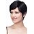 cheap Synthetic Trendy Wigs-Synthetic Wig Straight Straight Wig Short Black Synthetic Hair Women&#039;s Black StrongBeauty