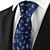 cheap Men&#039;s Accessories-New Blue Paisley Classic Mens Tie Suit Necktie Party Wedding Holiday Gift KT1008