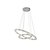 abordables Lustres-Circulaire Lustre Lumière dirigée vers le bas - Cristal, LED, 90-240V, Blanc Crème / Blanc Neige, Source lumineuse de LED incluse / 15-20㎡ / LED Intégré / 4-broches