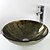 cheap Vessel Sinks-Bathroom Sink / Bathroom Faucet / Bathroom Mounting Ring Contemporary - Tempered Glass Round Vessel Sink