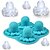 cheap Cake Molds-Silicone Ice Cubes Cartoon Octopus Pattern Ice Mould  Tray Pudding Jelly Mold (Random Color)