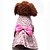 billige Hundeklær-Hund Kjoler Blomster botanikk Mote Hundeklær Valpeklær Hundeklær Blå Rosa Kostume for Girl and Boy Dog Terylene XS S M L XL
