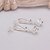 cheap Earrings-lureme® Fashion Style Silver Plated Drop Cross Shaped with Zircon Stud Earrings