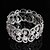זול צמידים-צלול שרשרת צמידים עגולים סגסוגת צמיד תכשיטים כסף עבור חתונה Party אירוע מיוחד יום הולדת ארוסים
