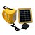 ieftine Solstrengelys-1pc Cool White LED Solar Lantern Light Lamp USB Power Bank for Camping Hikingg