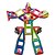 billige Pedagogiske leker-Magnetisk blokk Magnetiske fliser Byggeklosser Moro Plast Klassisk Deler Barne Leketøy Gave