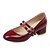 cheap Women&#039;s Heels-Women&#039;s Shoes Chunky Heel Heels / Square Toe Heels Casual Black / Silver / Burgundy